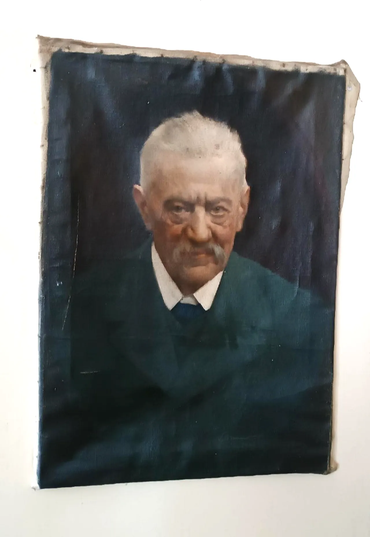 Male portrait by S.Bruno, 20th century 1