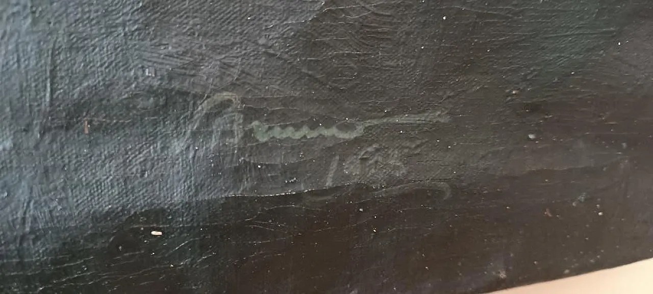 Male portrait by S.Bruno, 20th century 7