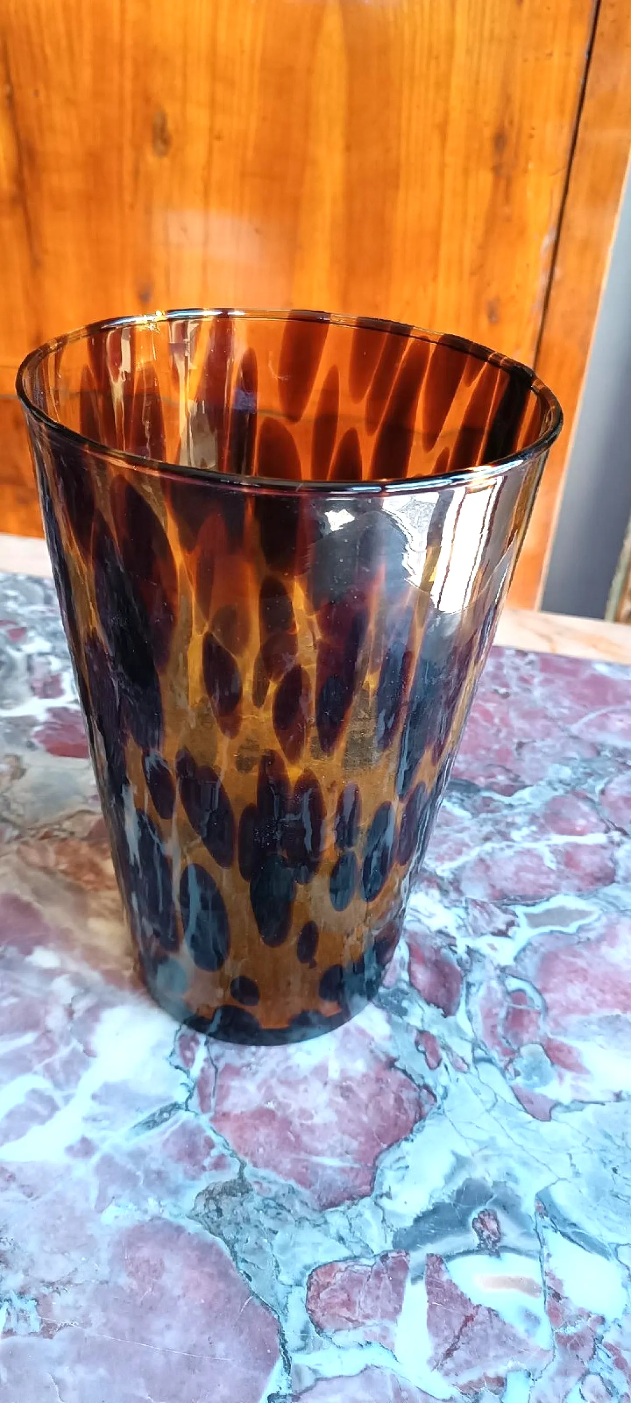 Spotted Murano glass vase, 1970s 3