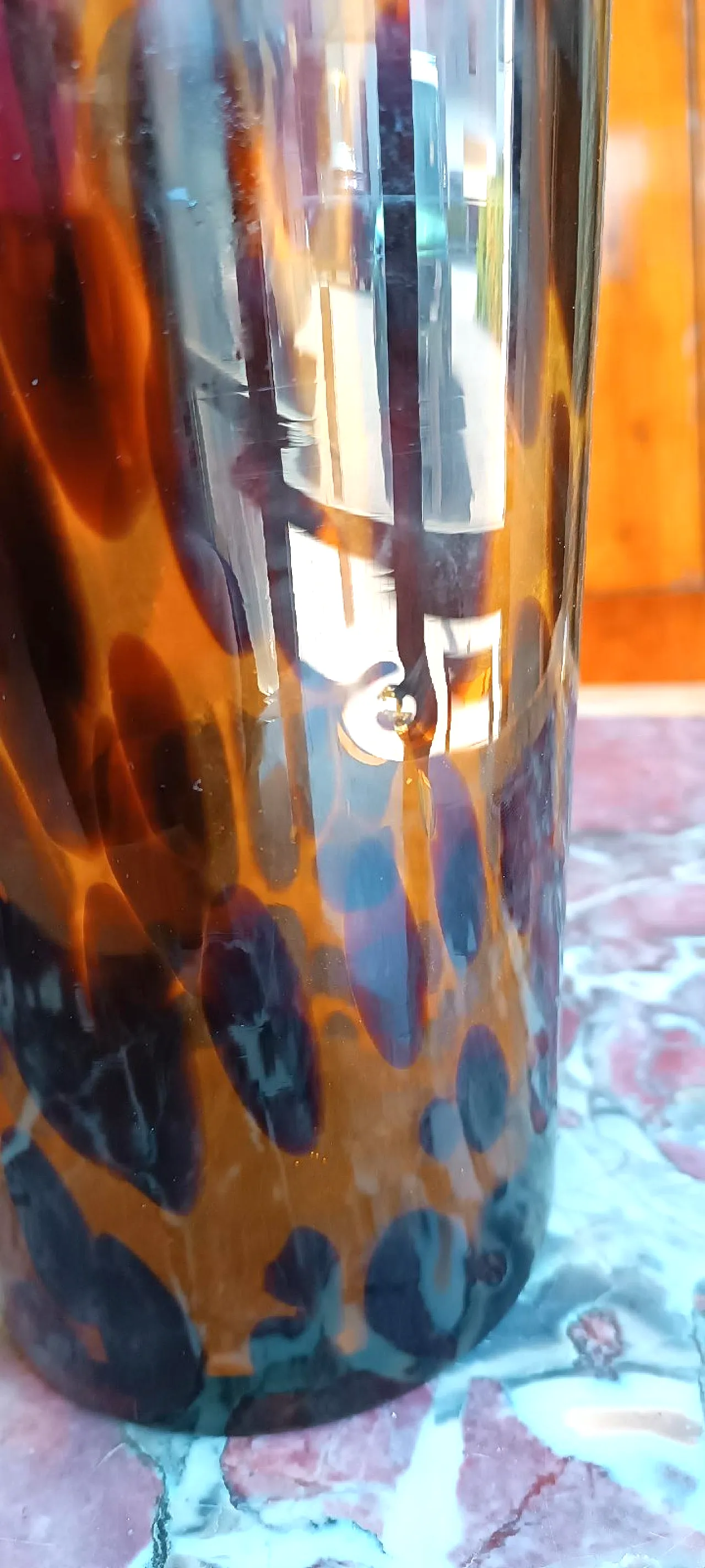 Spotted Murano glass vase, 1970s 5