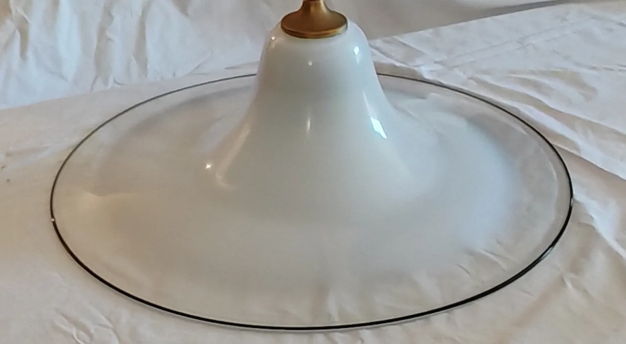 Lampadario Ufo in Vetro di Murano Incamiciato, anni '70 3