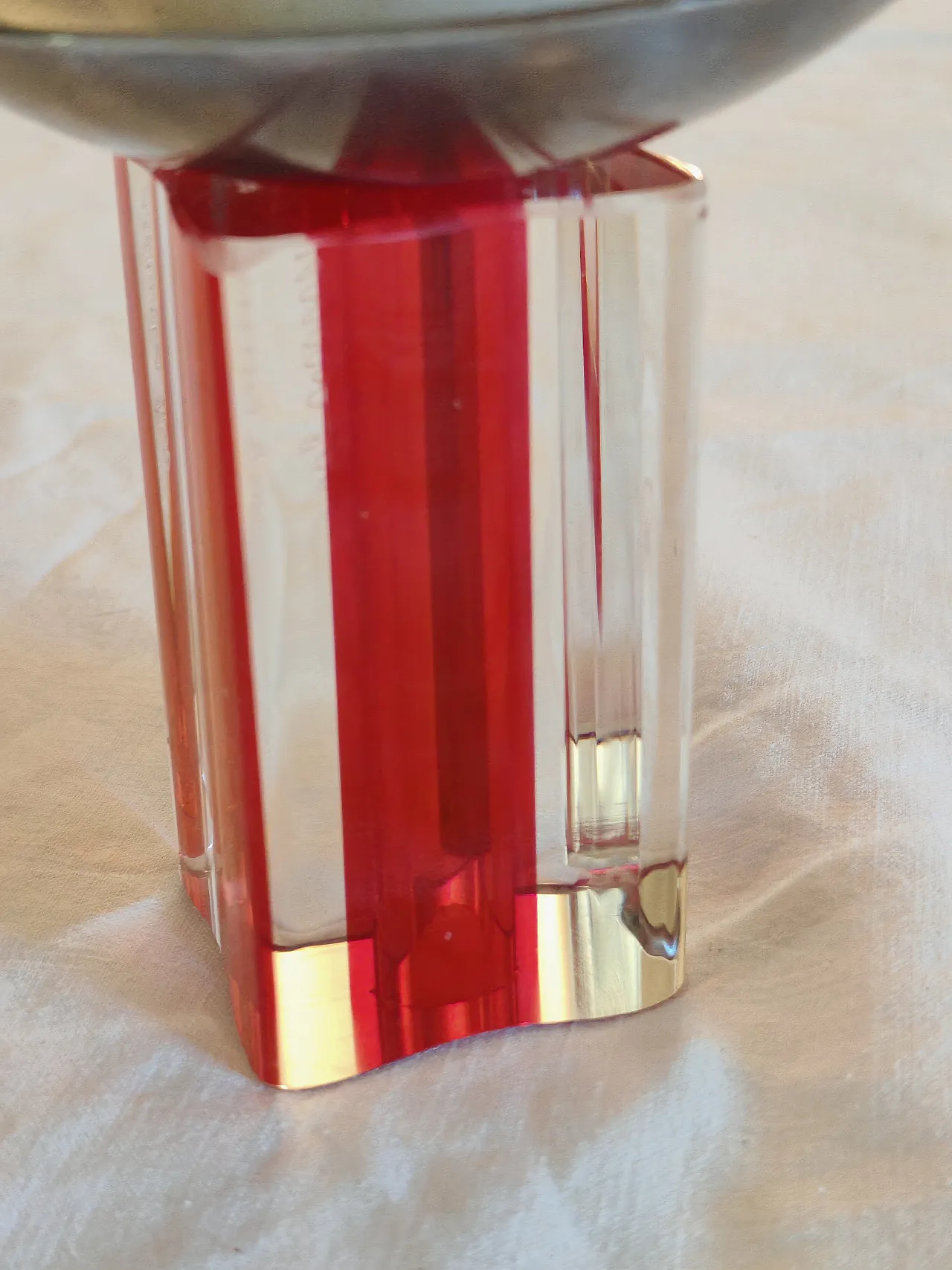 Portacandela Venini Candelboi Rosso Firmato, 2000 1