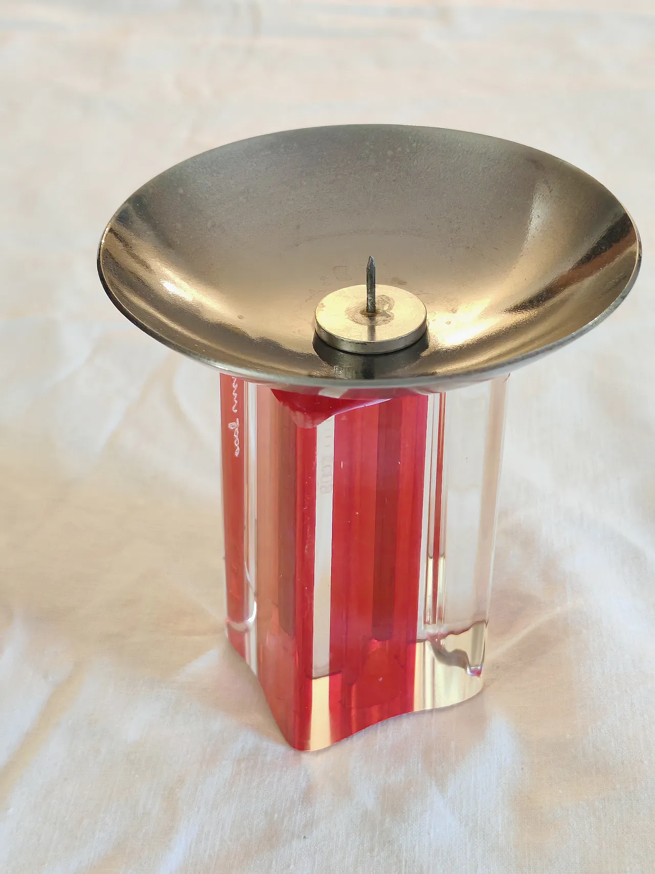 Portacandela Venini Candelboi Rosso Firmato, 2000 3