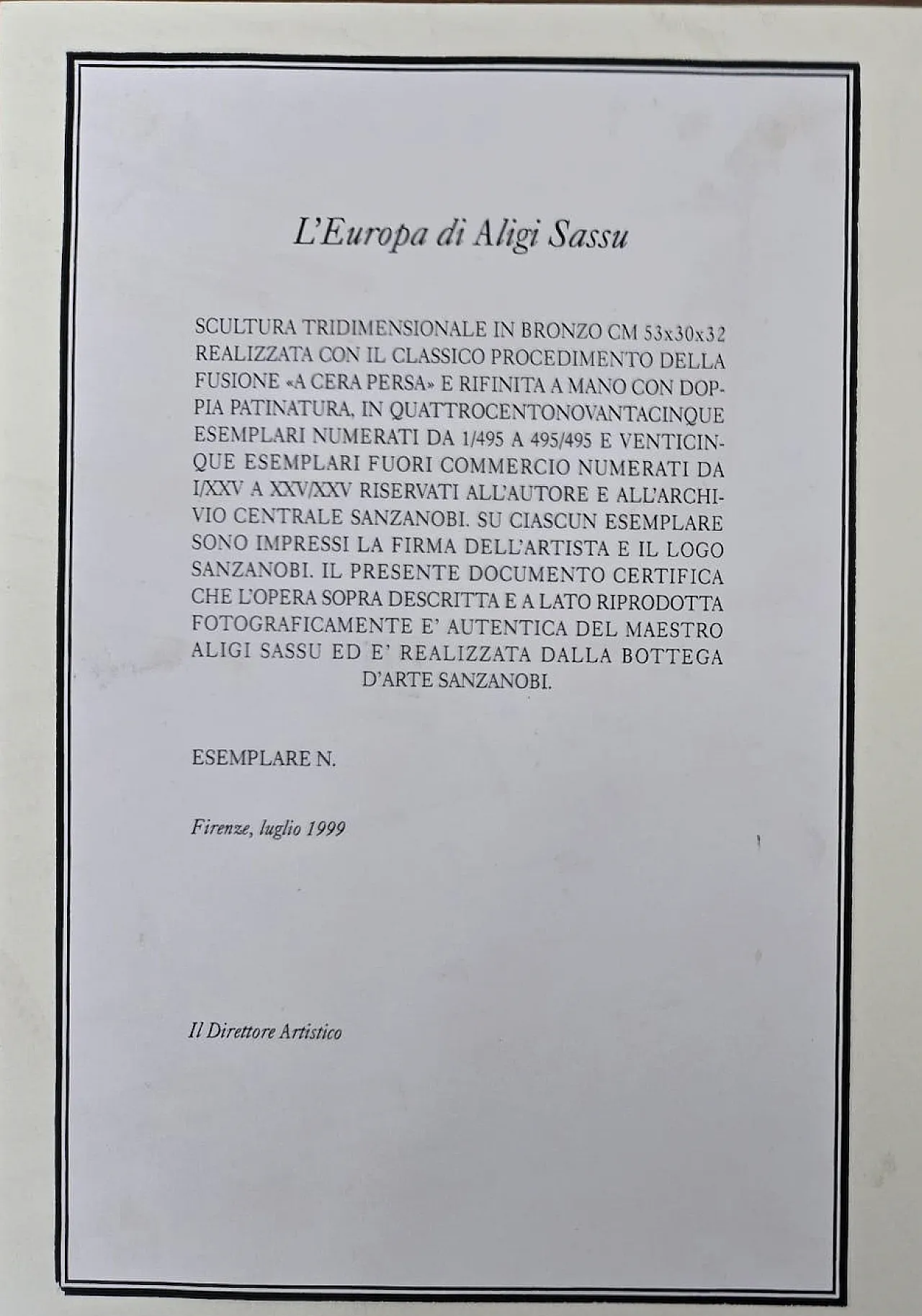 Multiple patinated bronze sculpture by Aligi Sassu, 20th century 9