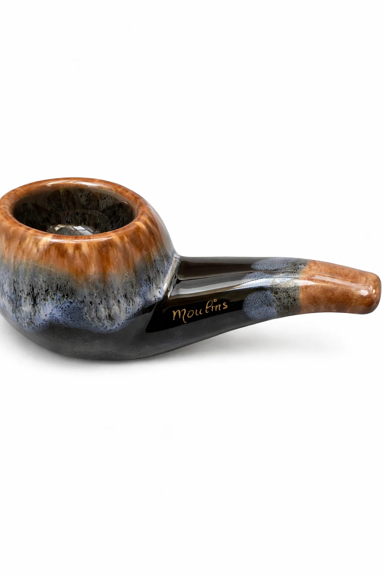 Moulin's Pipa ashtray French Grès Flammé Ceramics, 70s 5