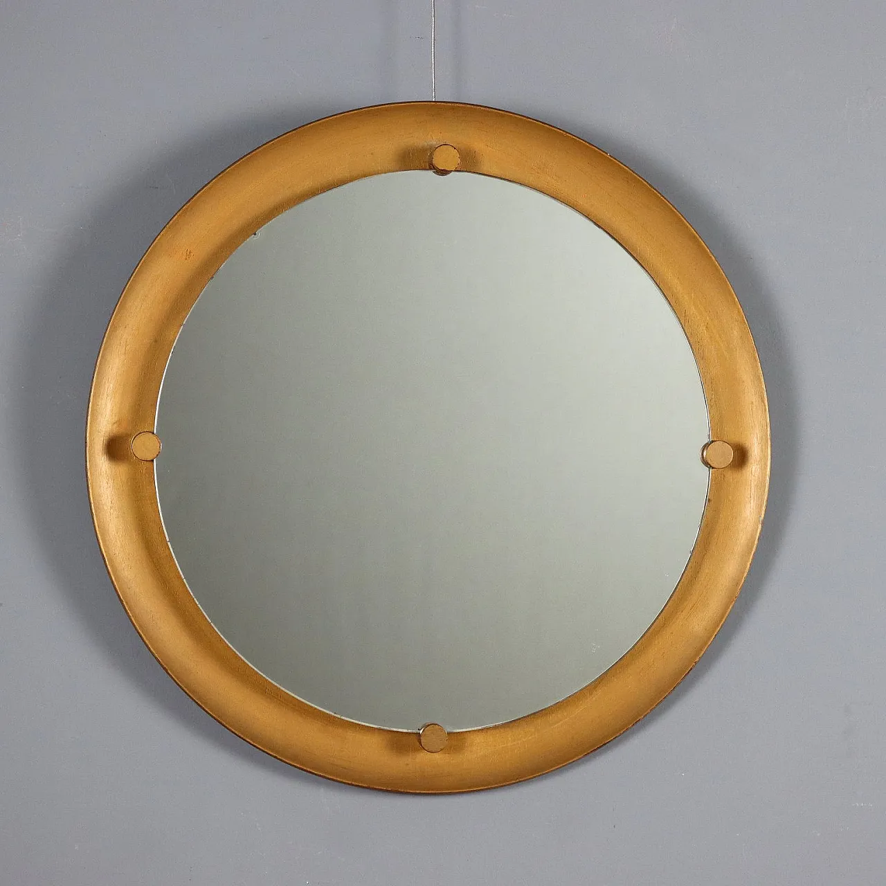 Specchio in legno smaltato, anni '60 1