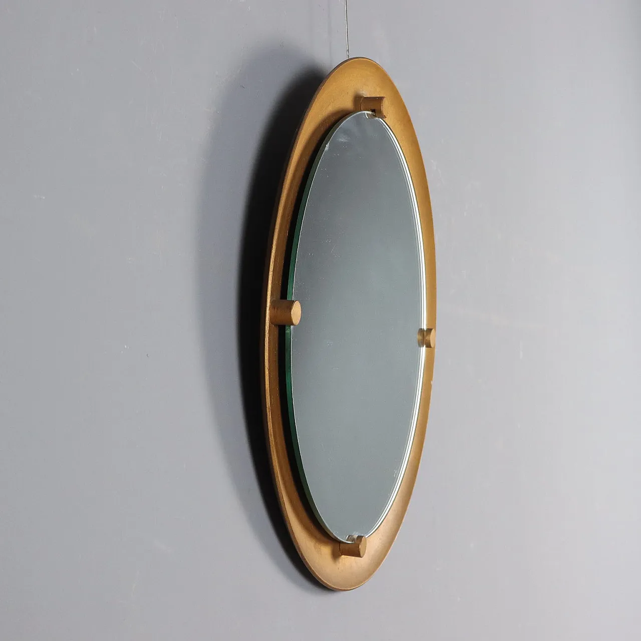 Specchio in legno smaltato, anni '60 3