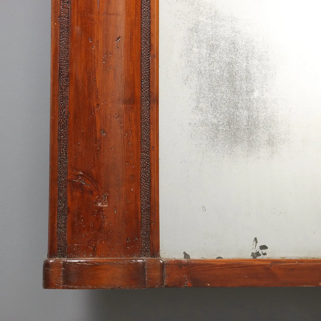 Specchiera da appoggio in pioppo e abete, '800 7