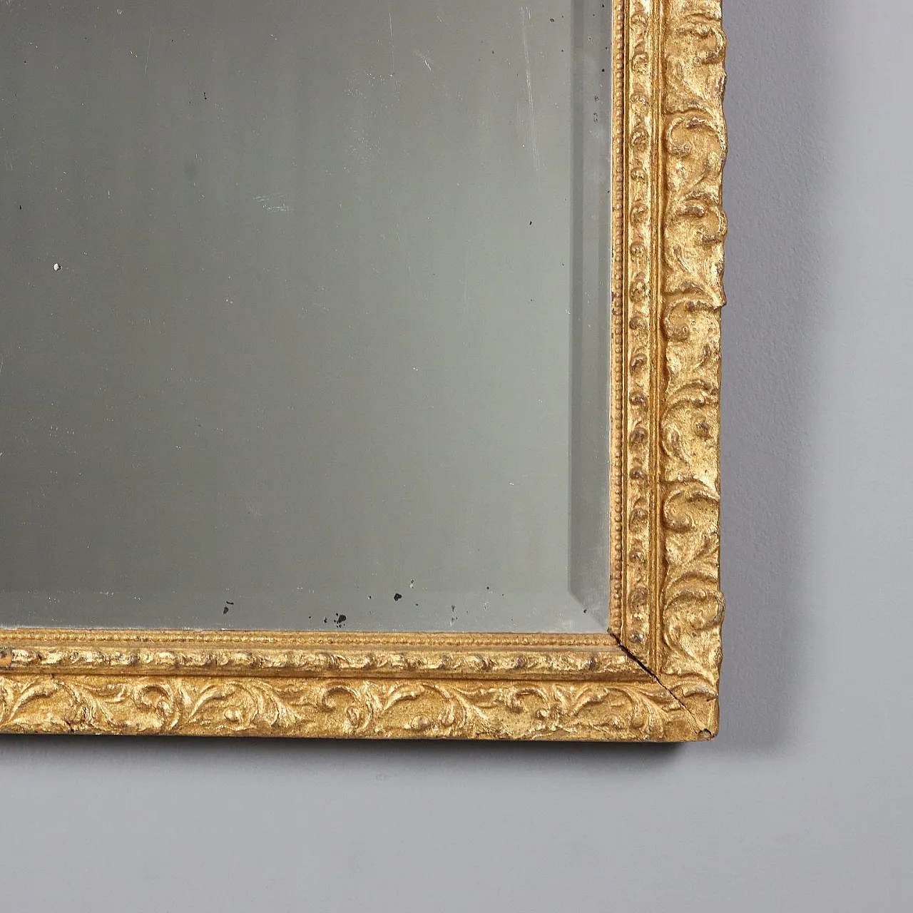 Specchiera in legno e pastiglia dorati, '900 6