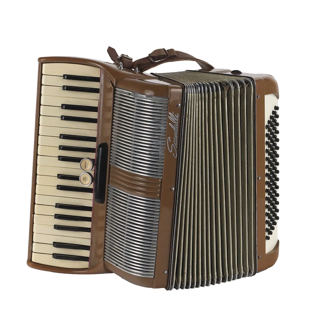 Vintage Scandalli Accordion 34/75 Bakelite Italy 1950s 1