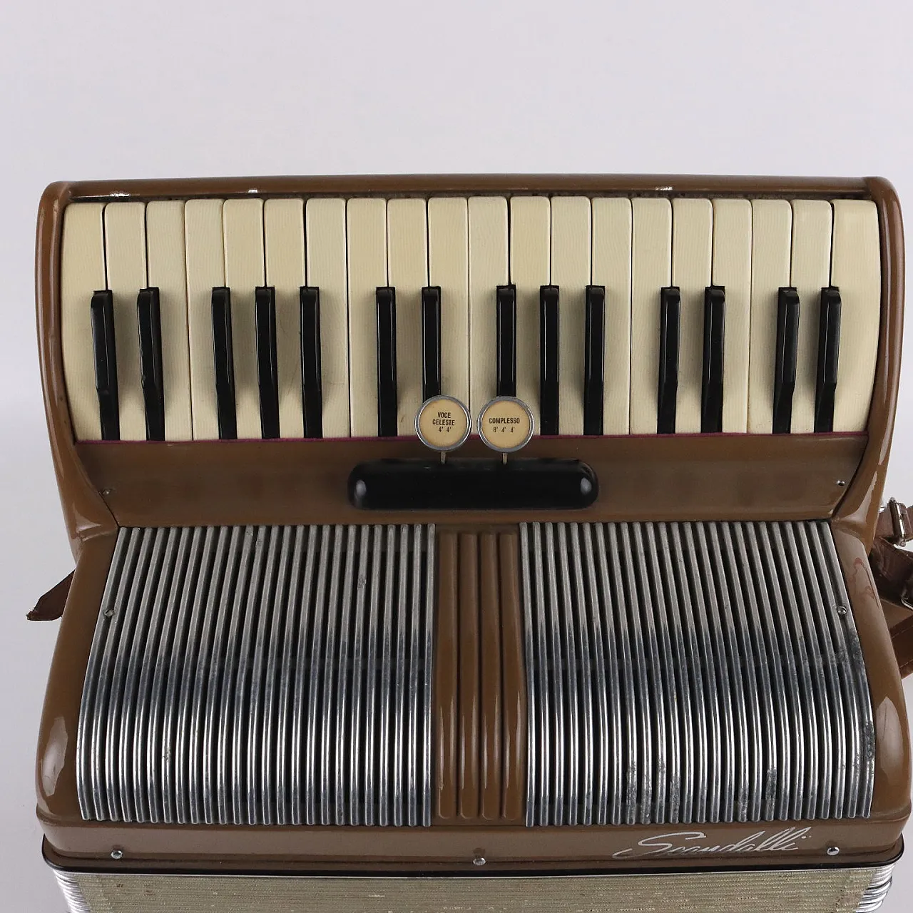 Vintage Scandalli Accordion 34/75 Bakelite Italy 1950s 3