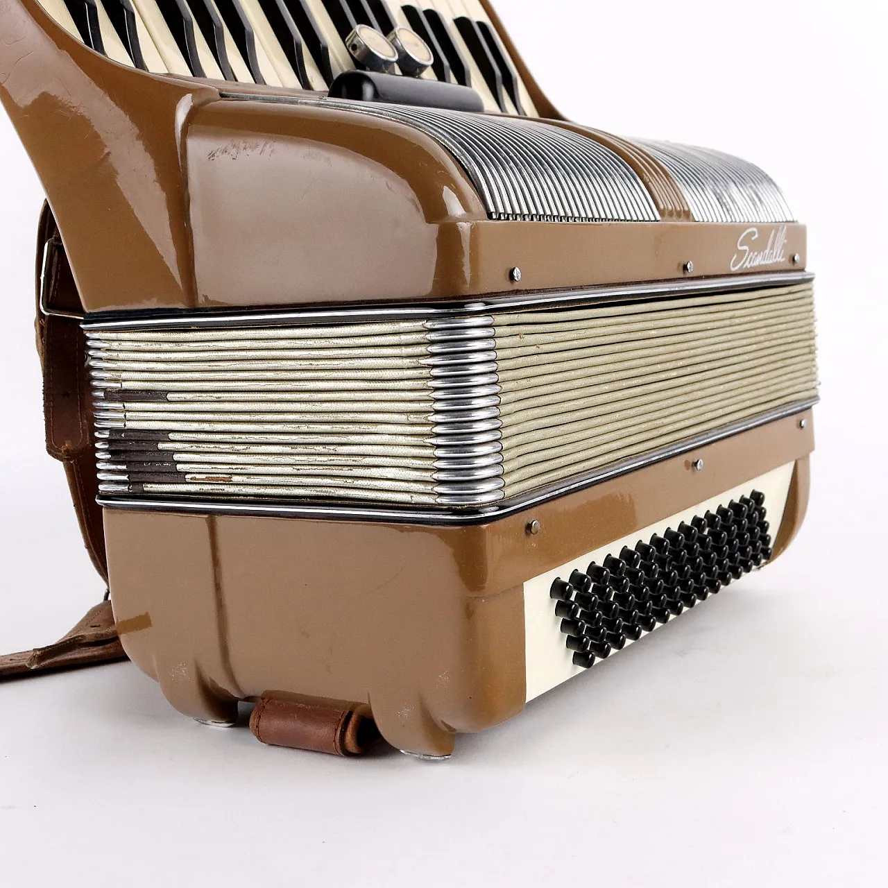 Vintage Scandalli Accordion 34/75 Bakelite Italy 1950s 6