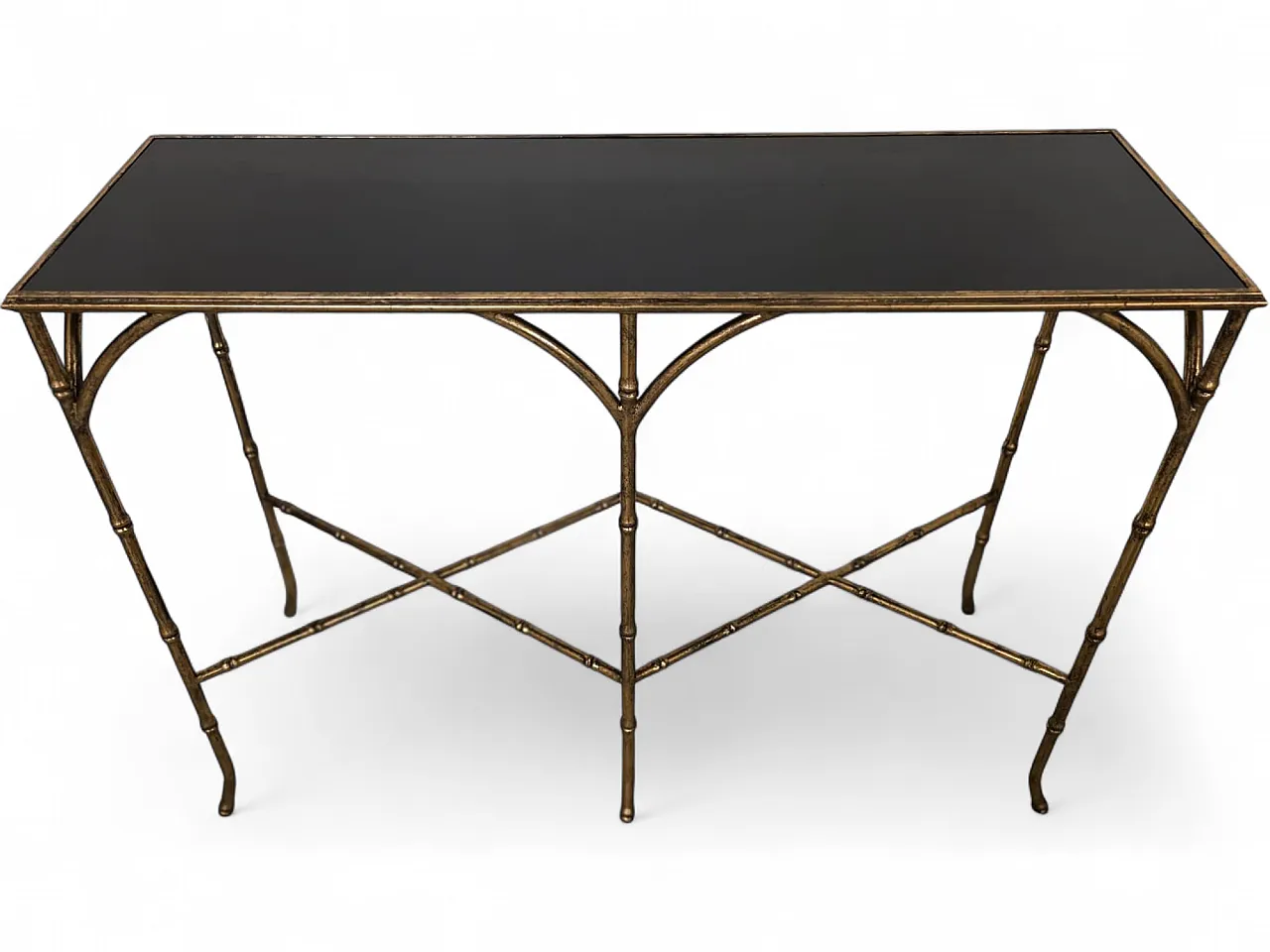 Hollywood Regency console designed by Maison Jansen, 80s 10