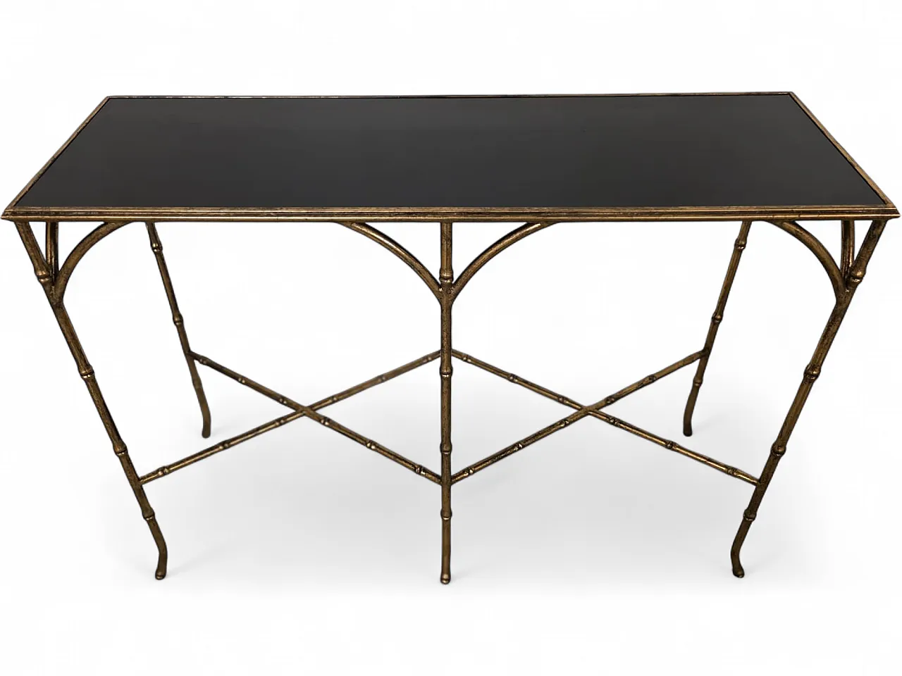 Hollywood Regency console designed by Maison Jansen, 80s 11