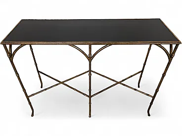 Hollywood Regency console designed by Maison Jansen, 80s