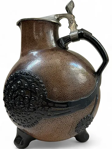 Beer jug ​​1902 Art Nouveau - Reinhold Merkelbach, Grenzhausen, 20s