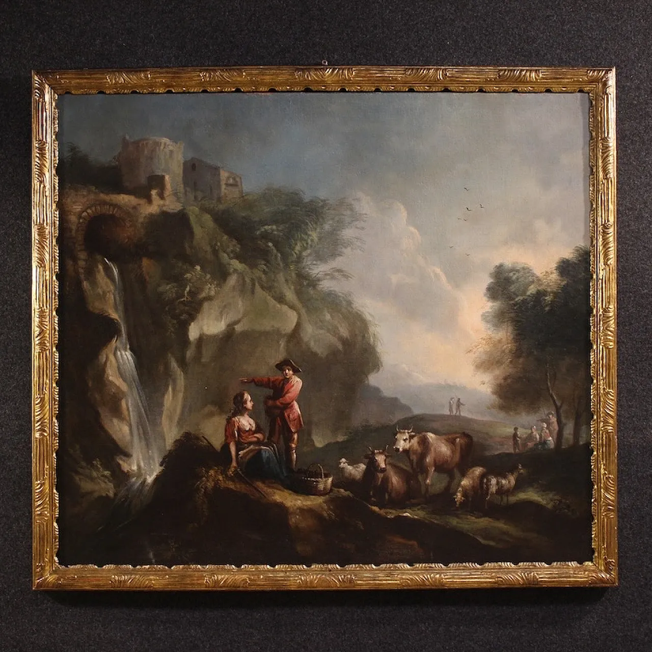 Italian painting, landscape, 18th century 1