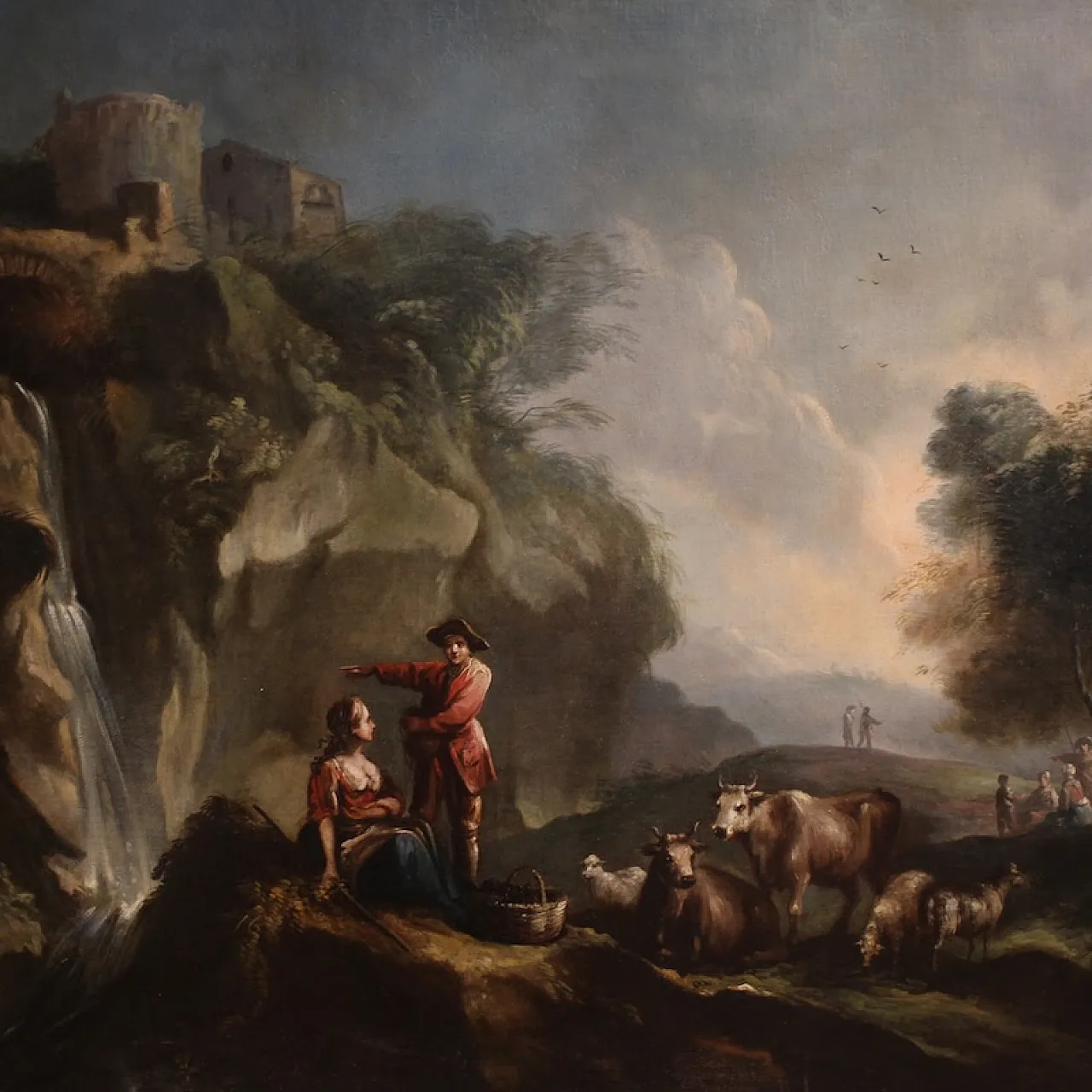 Italian painting, landscape, 18th century 2
