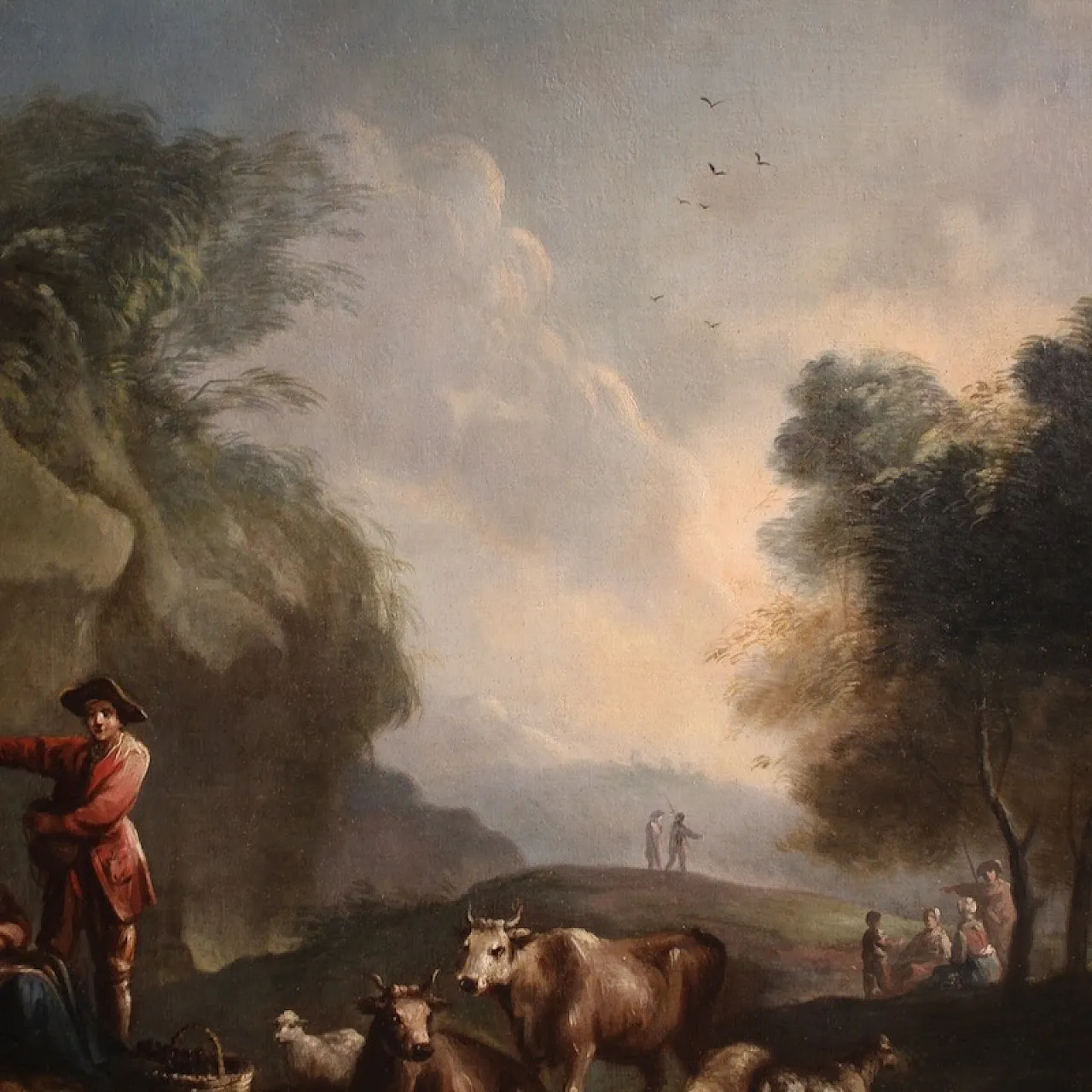 Italian painting, landscape, 18th century 12
