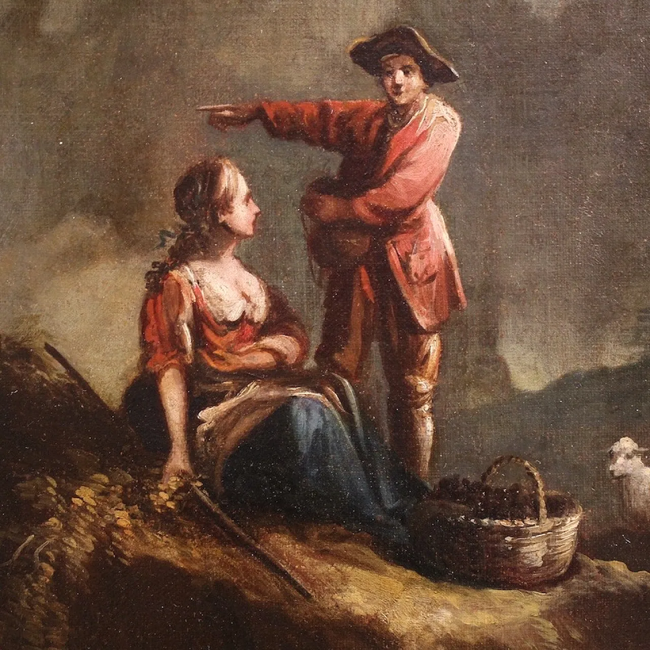 Italian painting, landscape, 18th century 14
