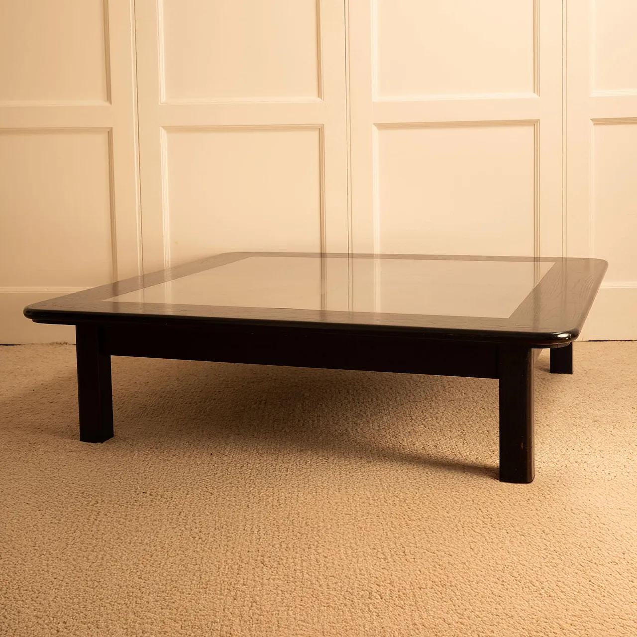 Wood and metal coffee table, late 20th century 3