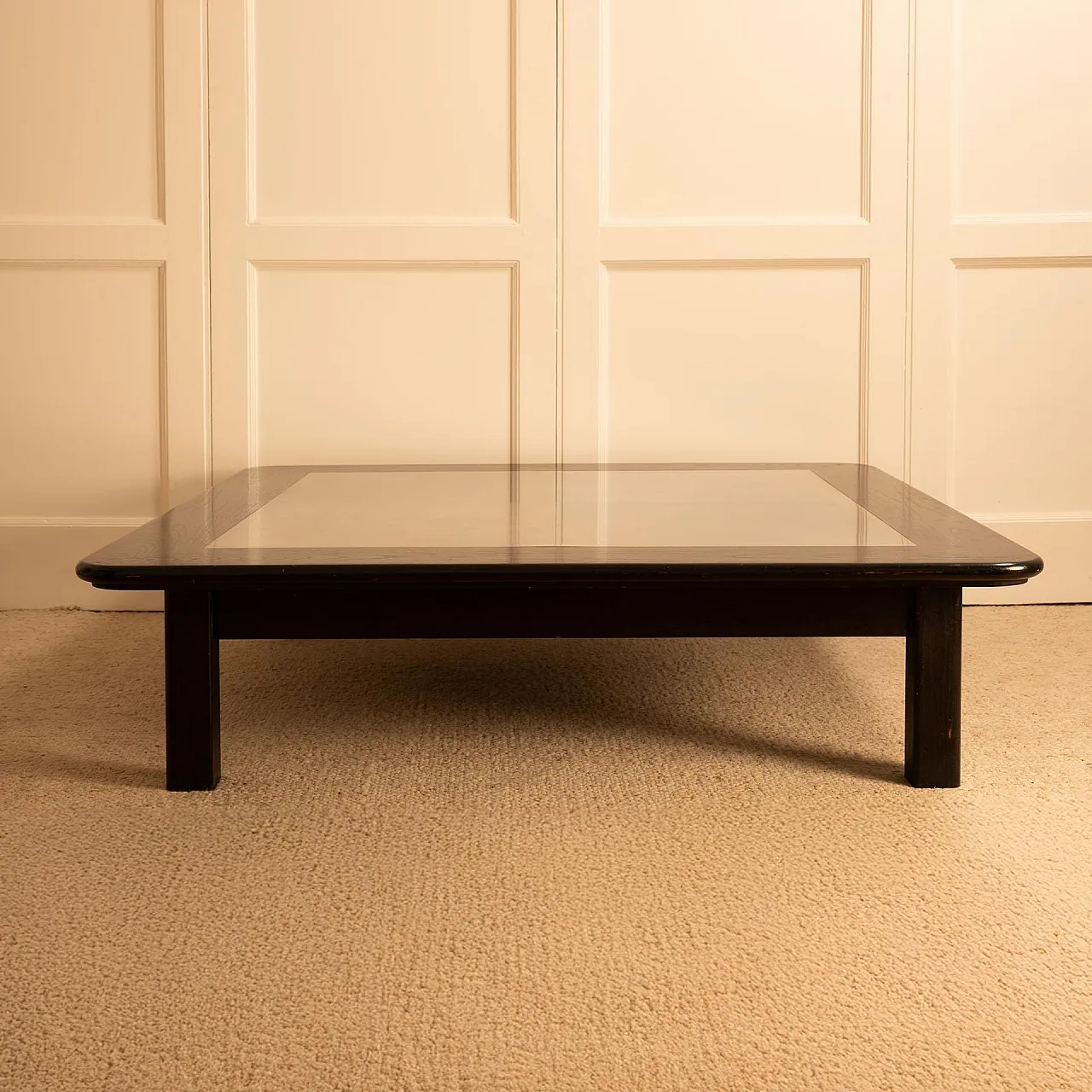 Wood and metal coffee table, late 20th century 6