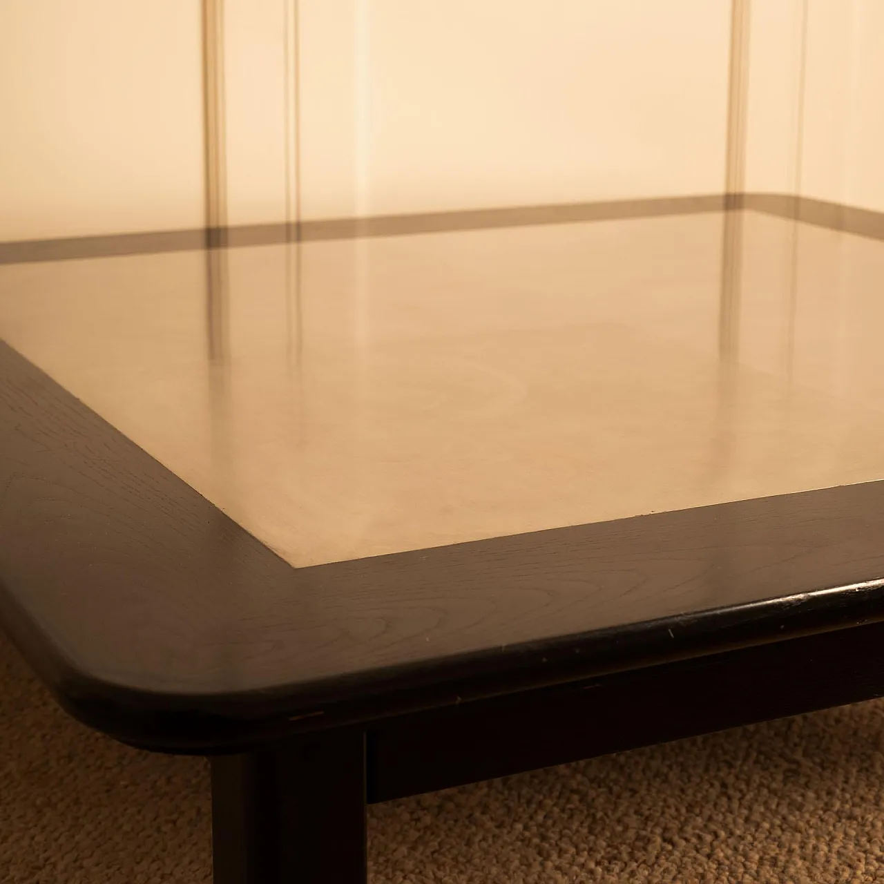 Wood and metal coffee table, late 20th century 7