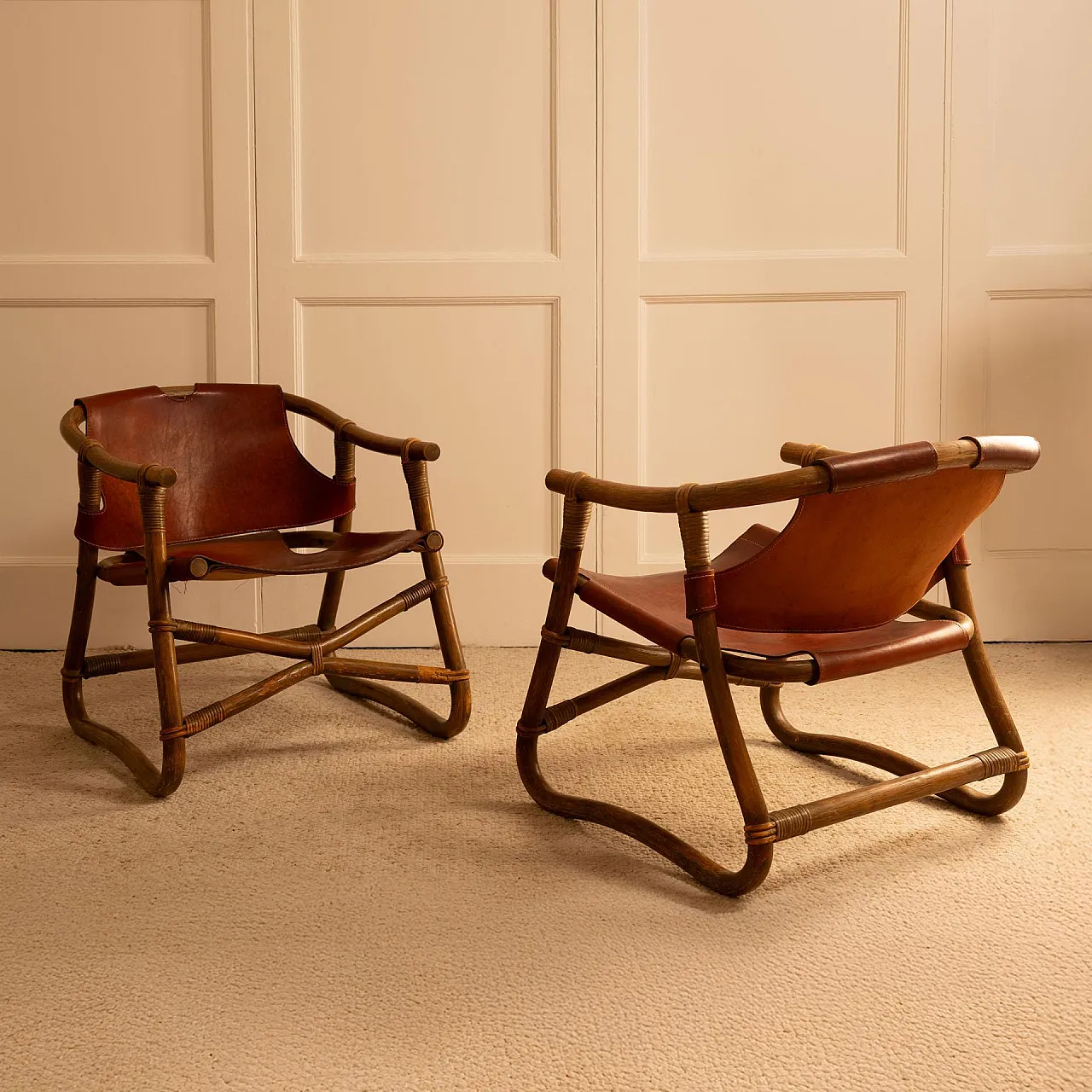 Pair of Horsnaes chairs, 1960s 4