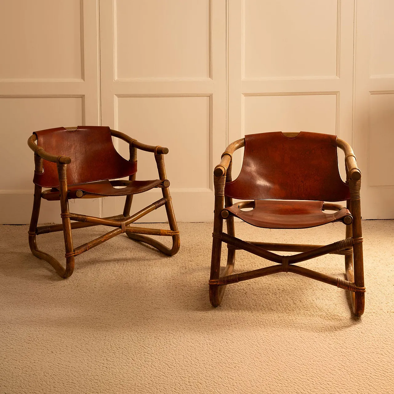 Pair of Horsnaes chairs, 1960s 5