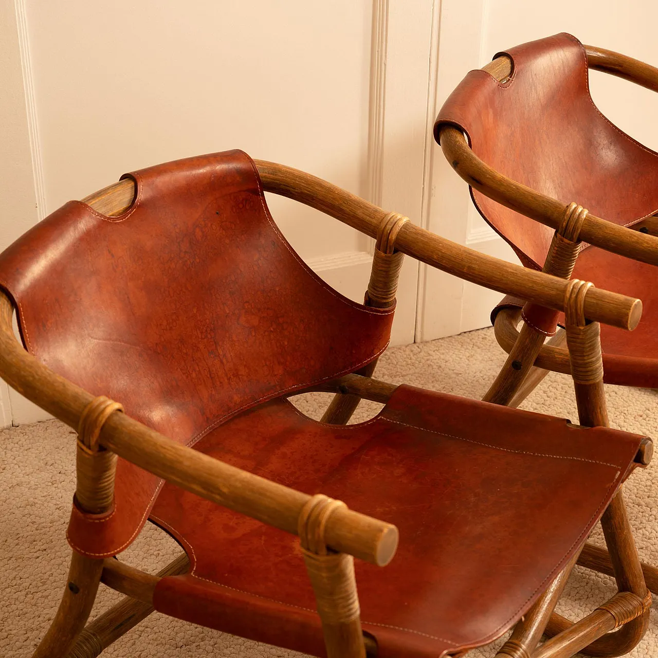 Pair of Horsnaes chairs, 1960s 6