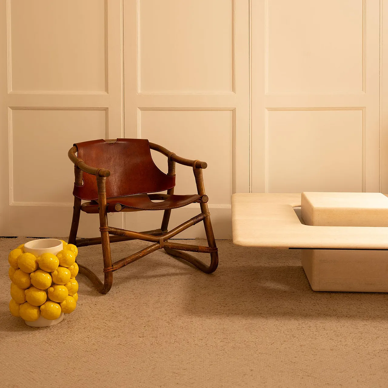 Grande vaso di limoni in ceramica, '900 9