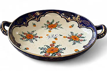 Art DecoCeramic Bowl by Regina Gouda Holland René Decor, 1950s