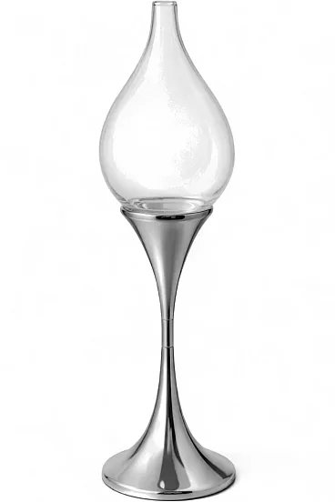 Clear Drops Oil Lamp by Freddie Andersen W. Germany, 1970s