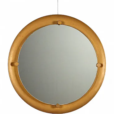 Mirror in enamelled wood, 1960s