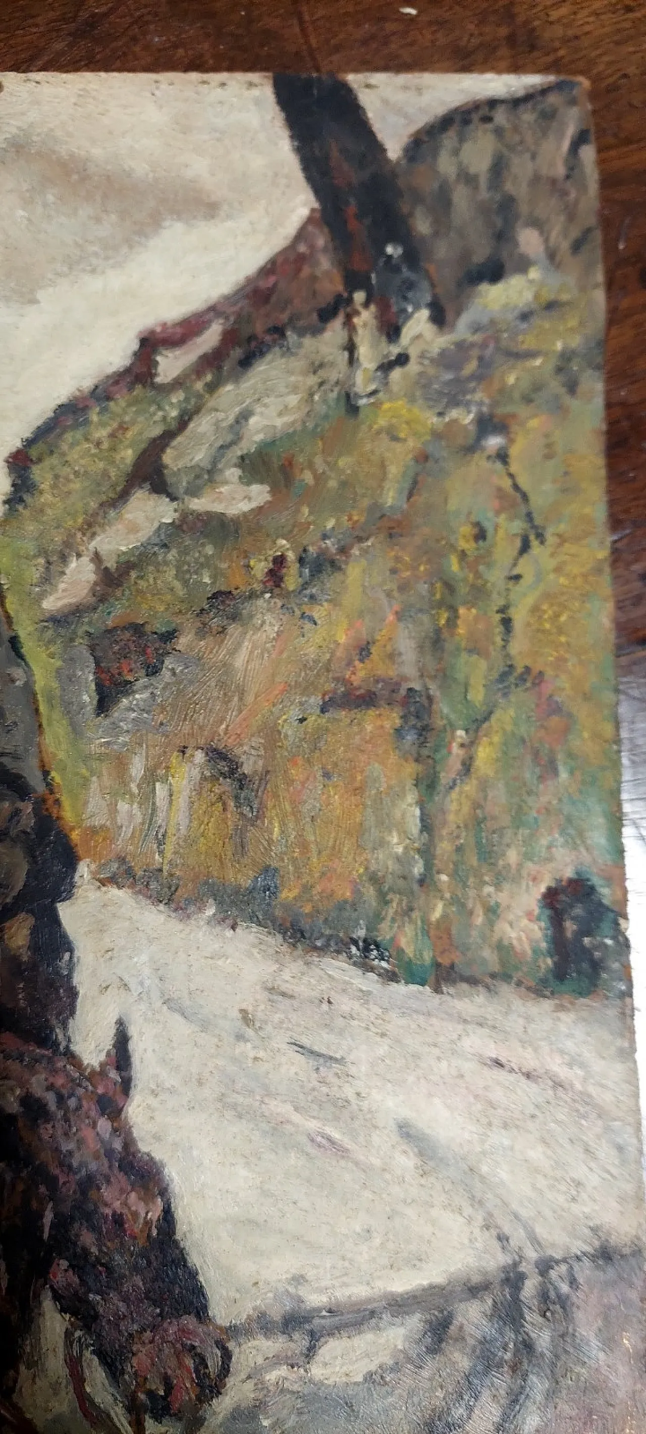 Soggetto a cavallo, olio su faesite, fine '800 8