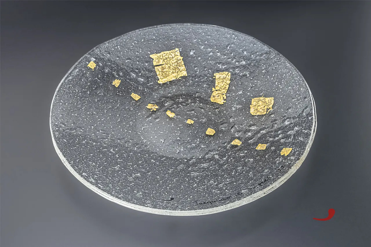 Tarquinio il Superbo glass-fused plate, Series VII King of Rome, 2000s 1