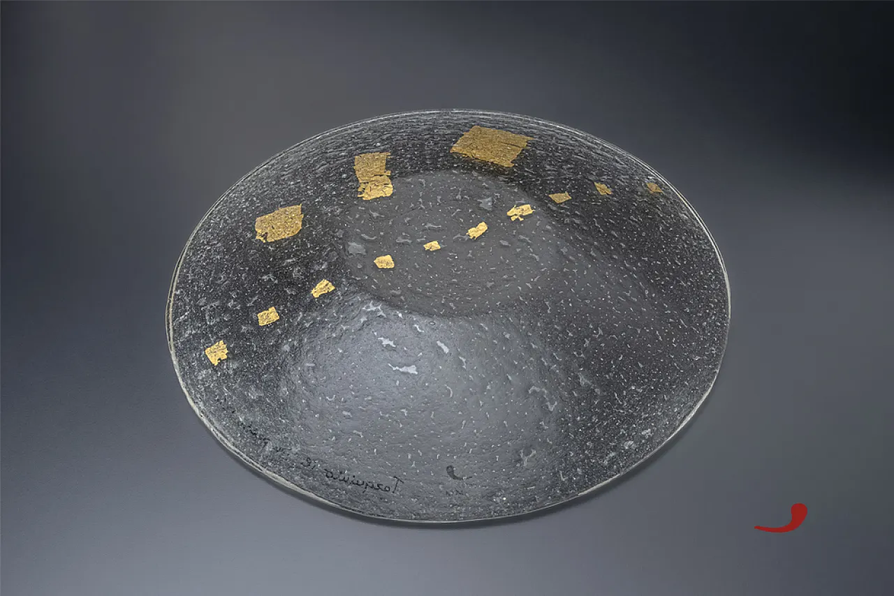 Tarquinio il Superbo glass-fused plate, Series VII King of Rome, 2000s 3