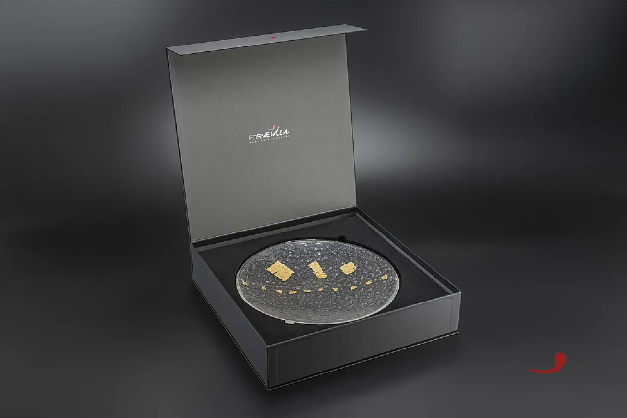 Tarquinio il Superbo glass-fused plate, Series VII King of Rome, 2000s 4