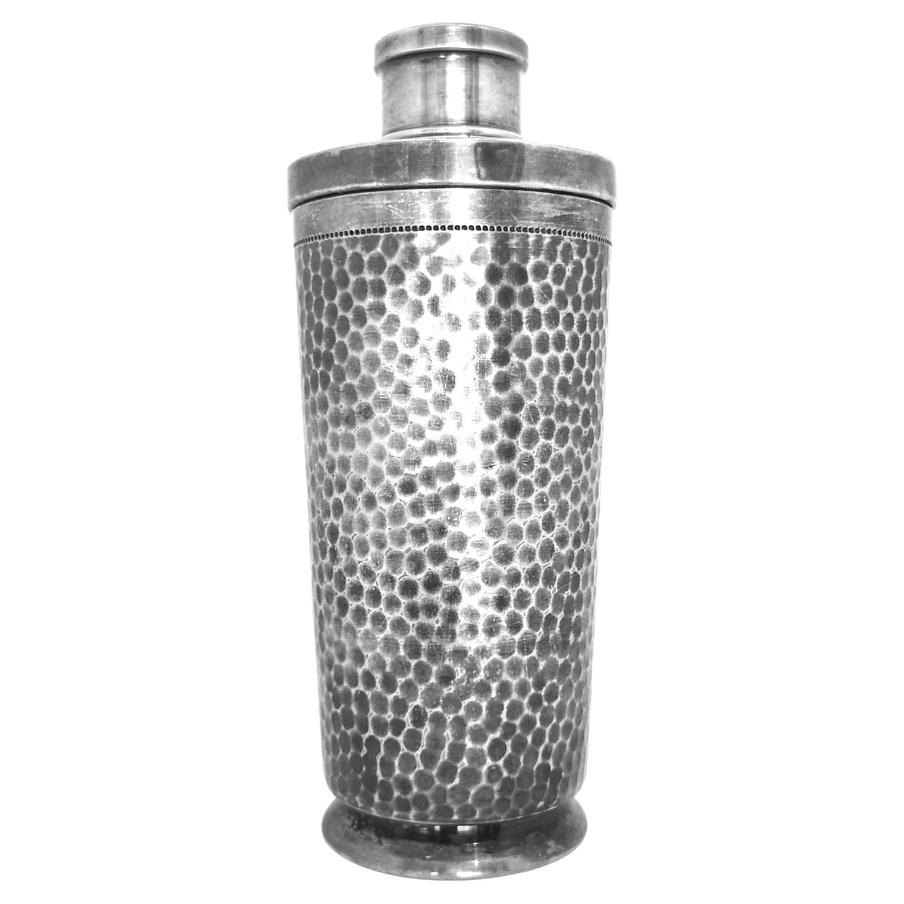 Macabo Cusano Milanino Italy fine sheker hammered by Aldo Tura, 1970s 1