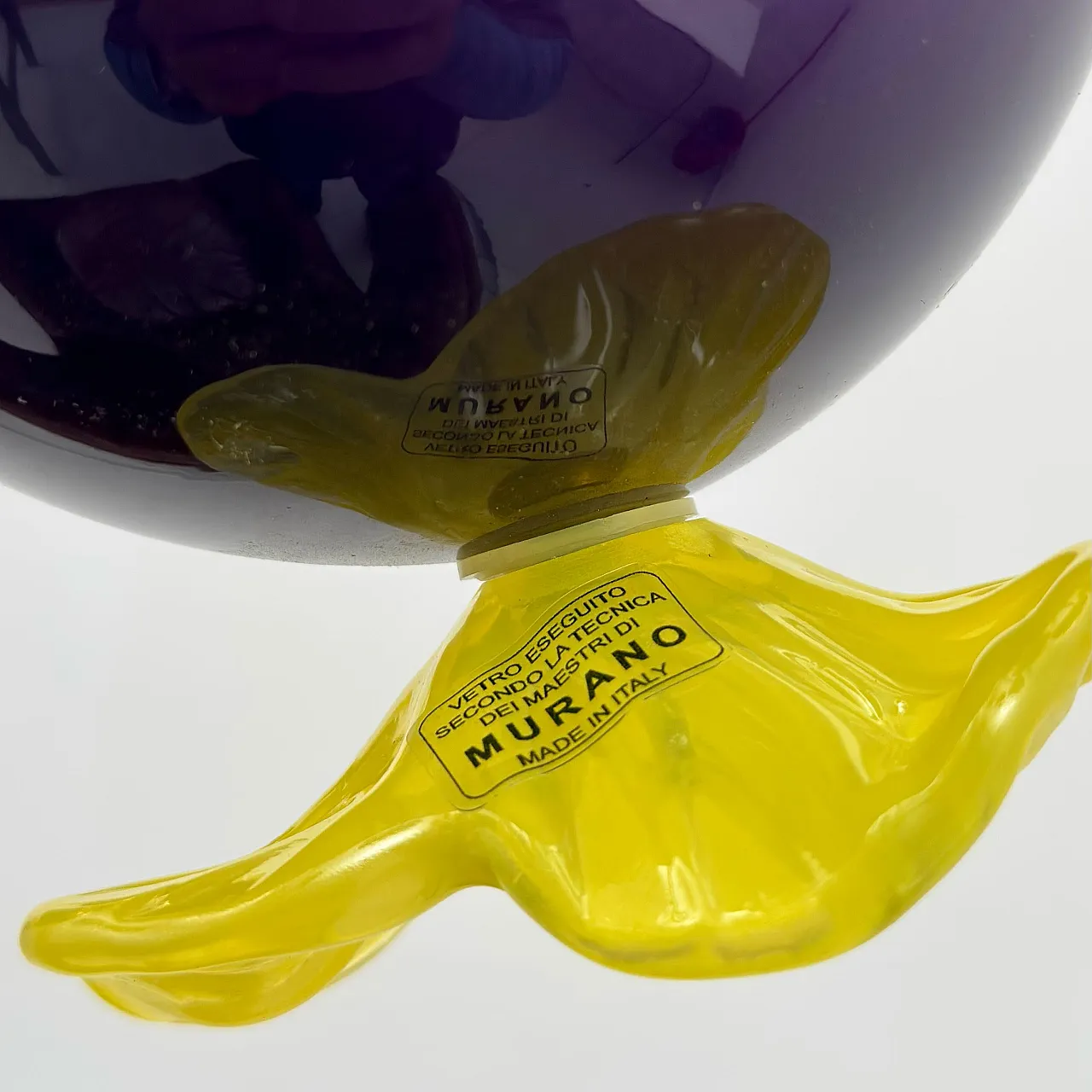 Murano glass and brass Sputnik chandelier, 20th century 11