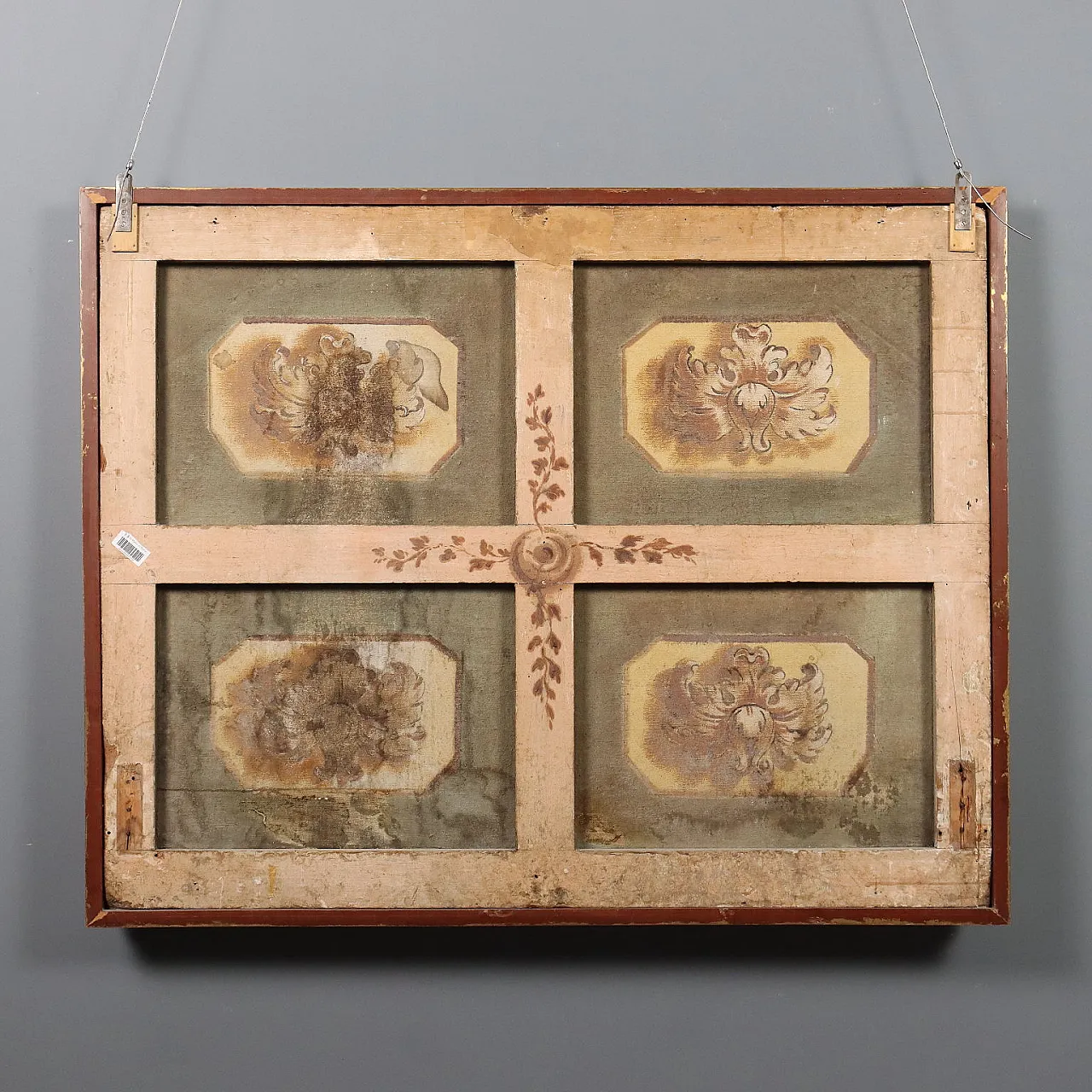 Large overdoor painting, 19th century 10