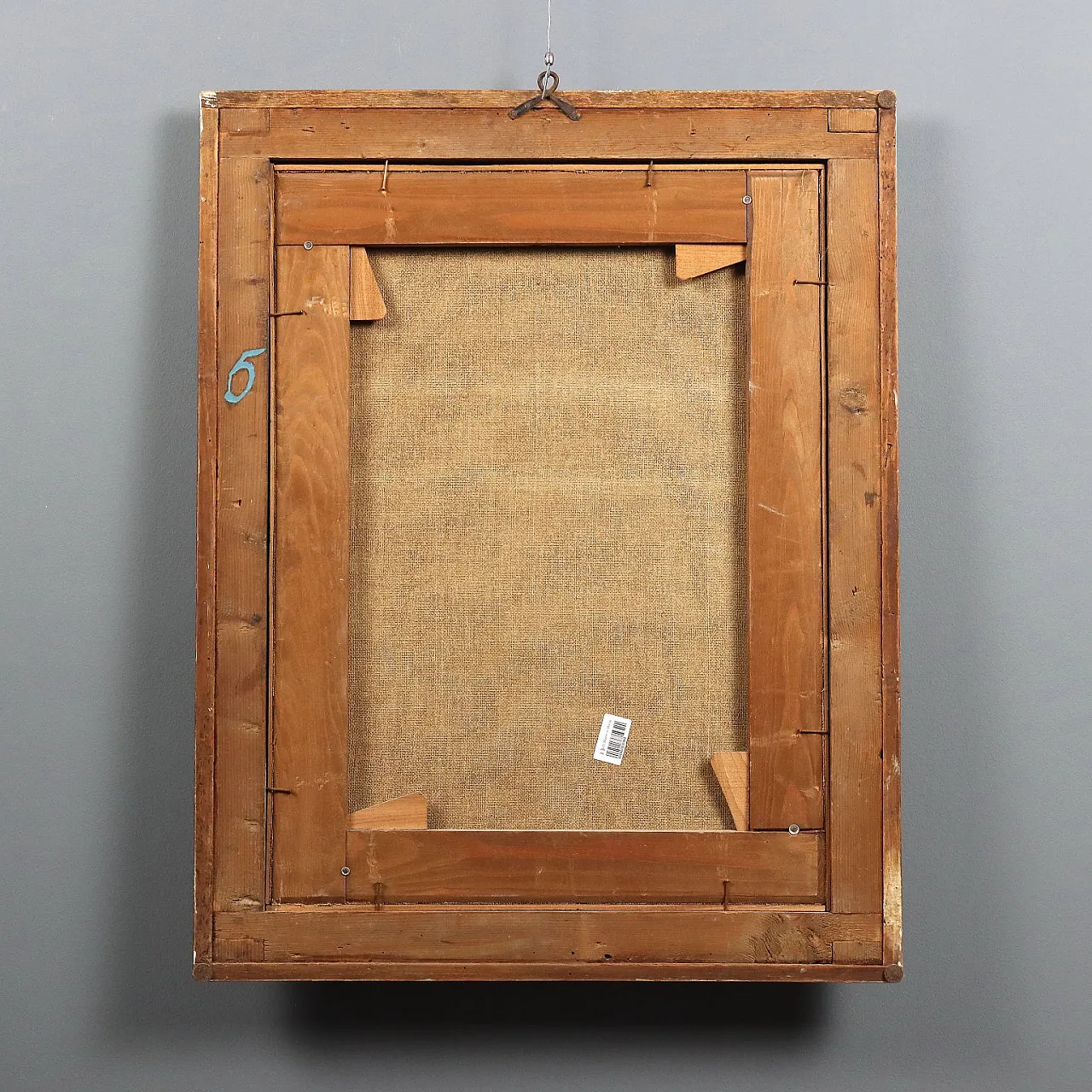 Still life with flowers and fruit, oil on canvas, 18th century 9