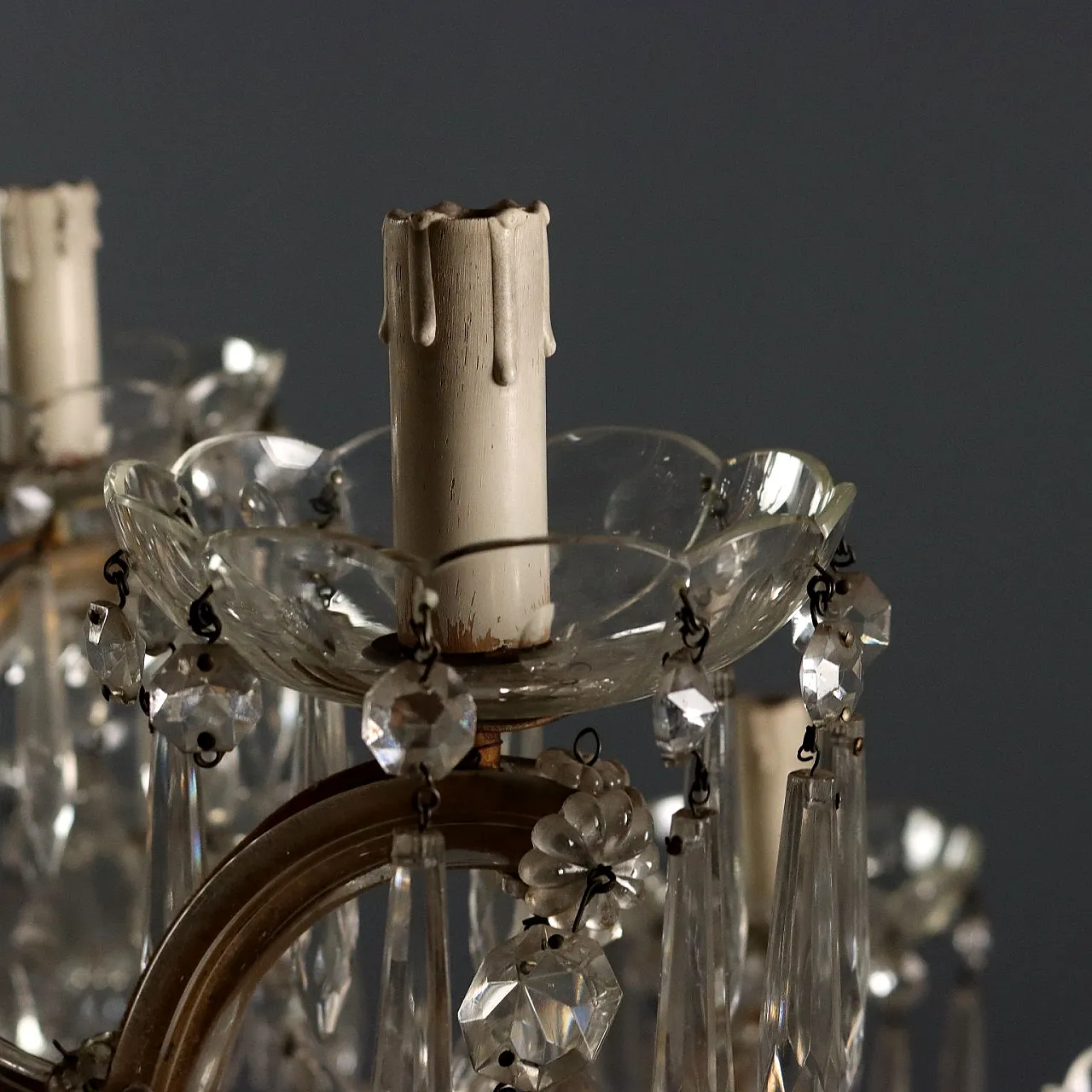 Maria Teresa chandelier with eighteen lights, 19th century 3