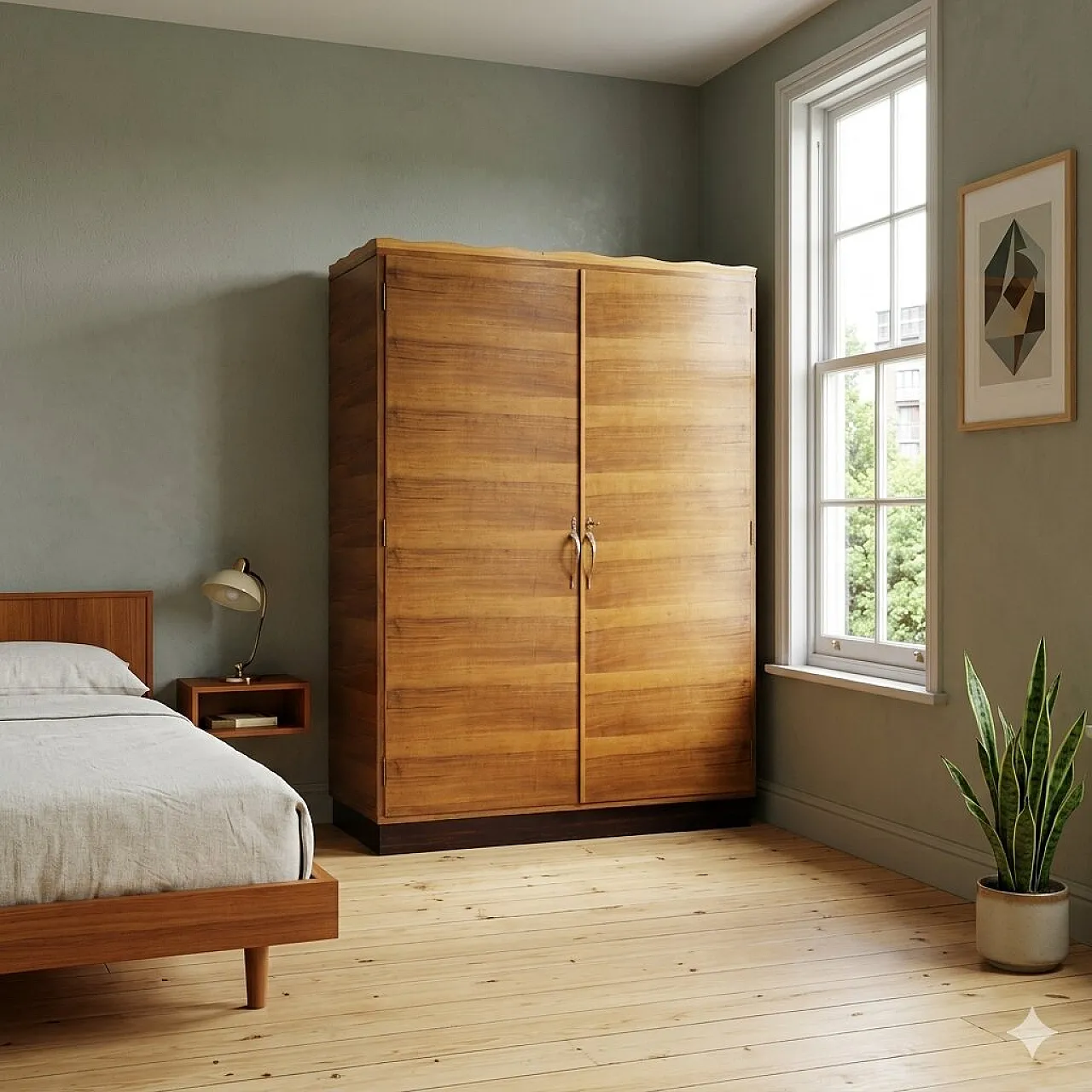 Wardrobe cabinet, 1940s 2
