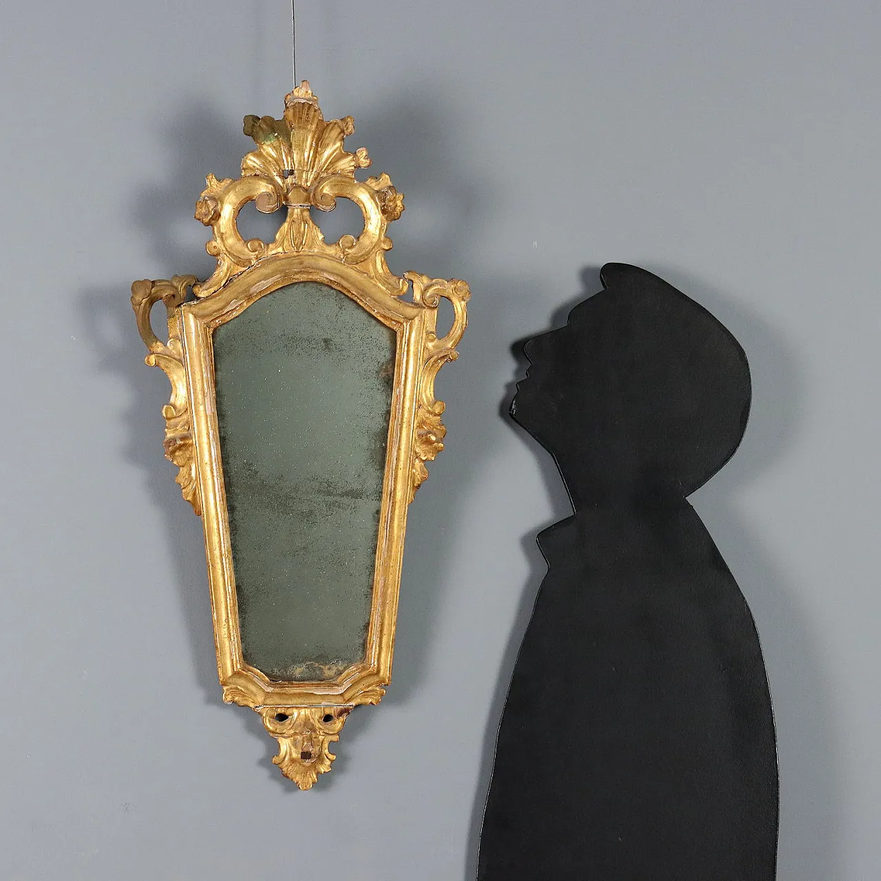 4 Fans in carved and gilded wood, 18th century 2