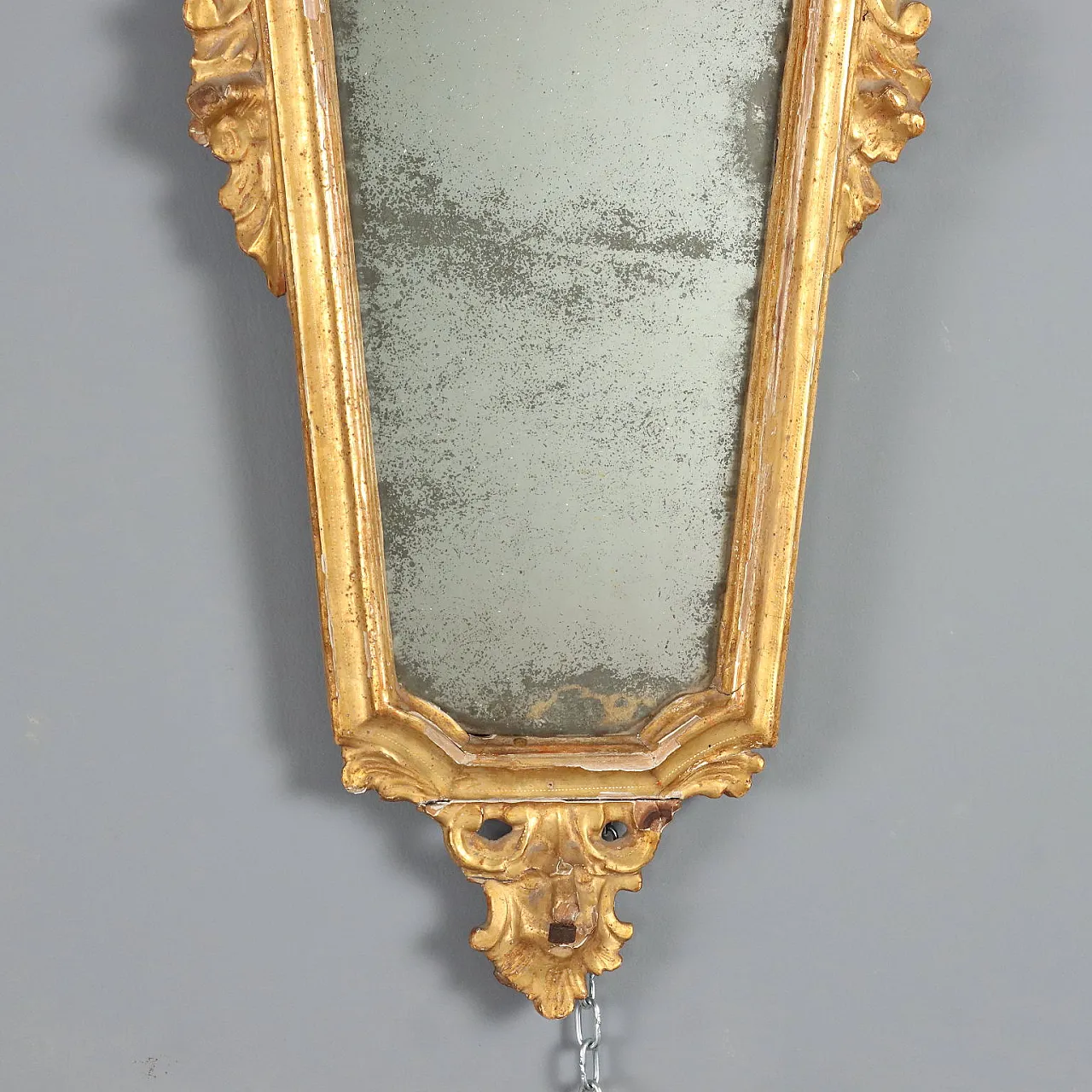 4 Fans in carved and gilded wood, 18th century 6