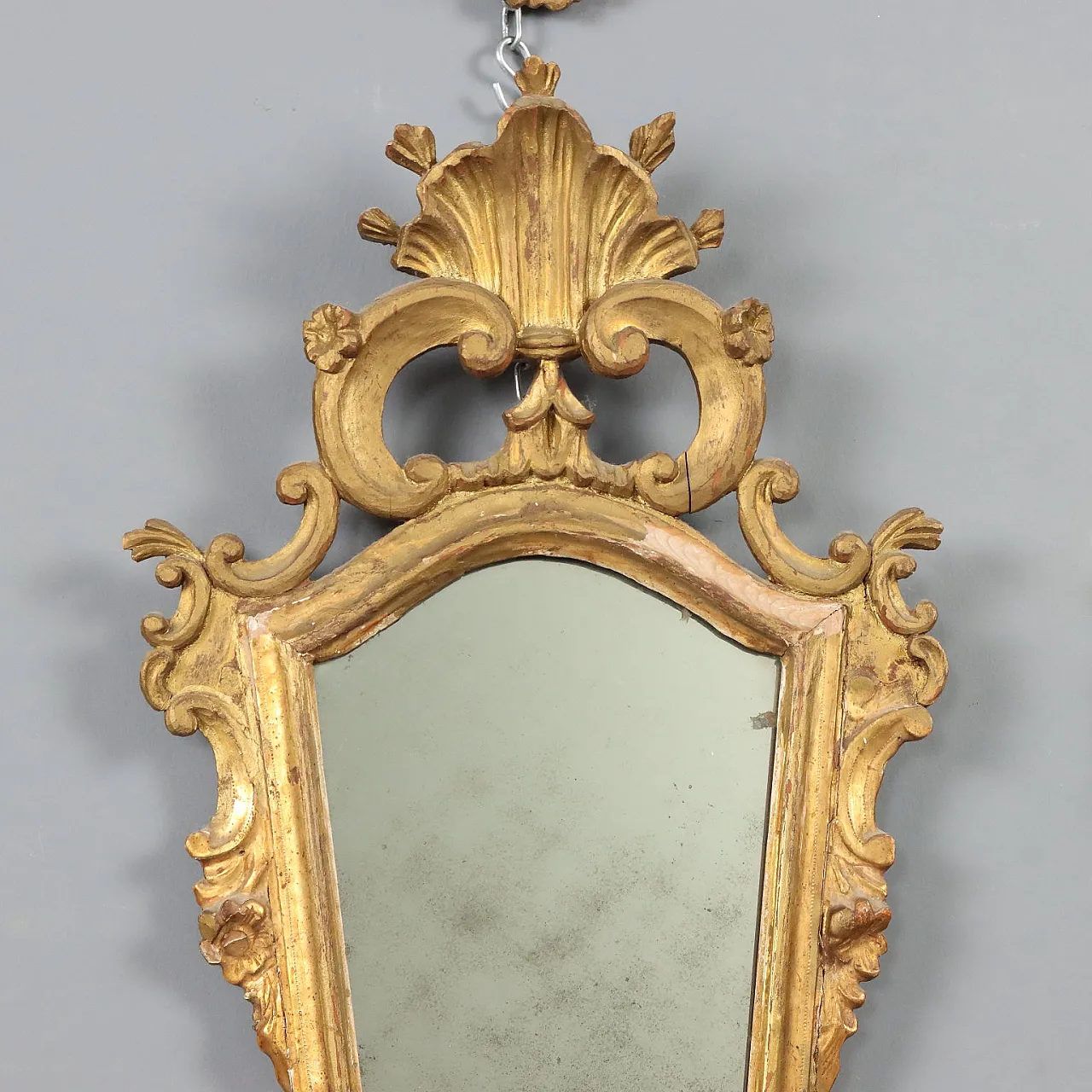 4 Fans in carved and gilded wood, 18th century 7