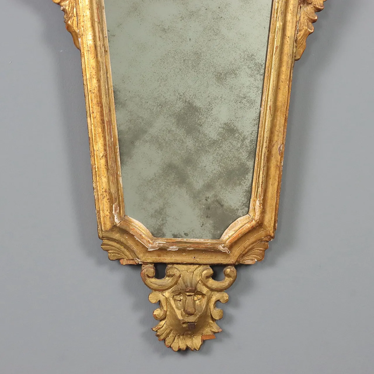 4 Fans in carved and gilded wood, 18th century 8