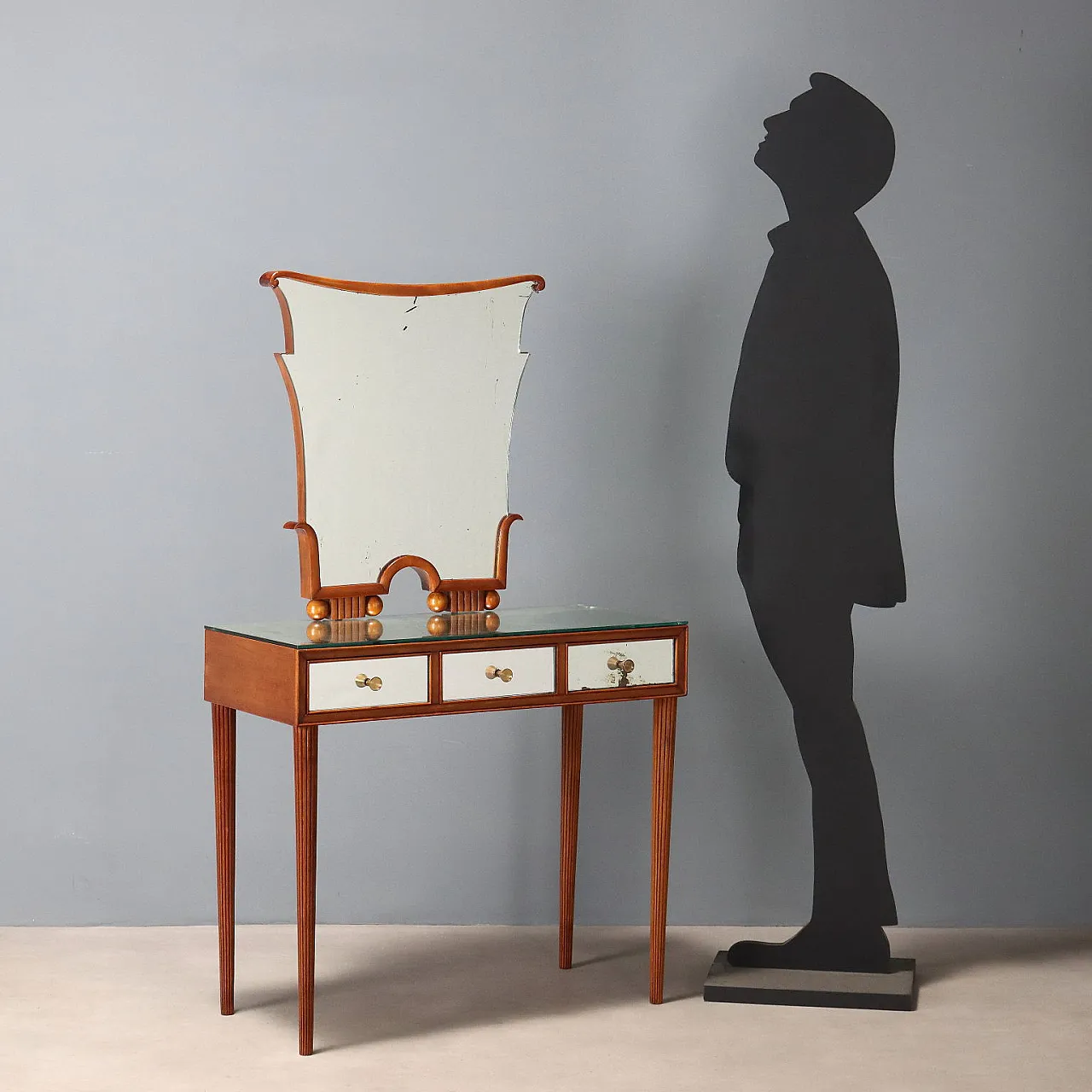 Dressing table in wood, 1940s 3