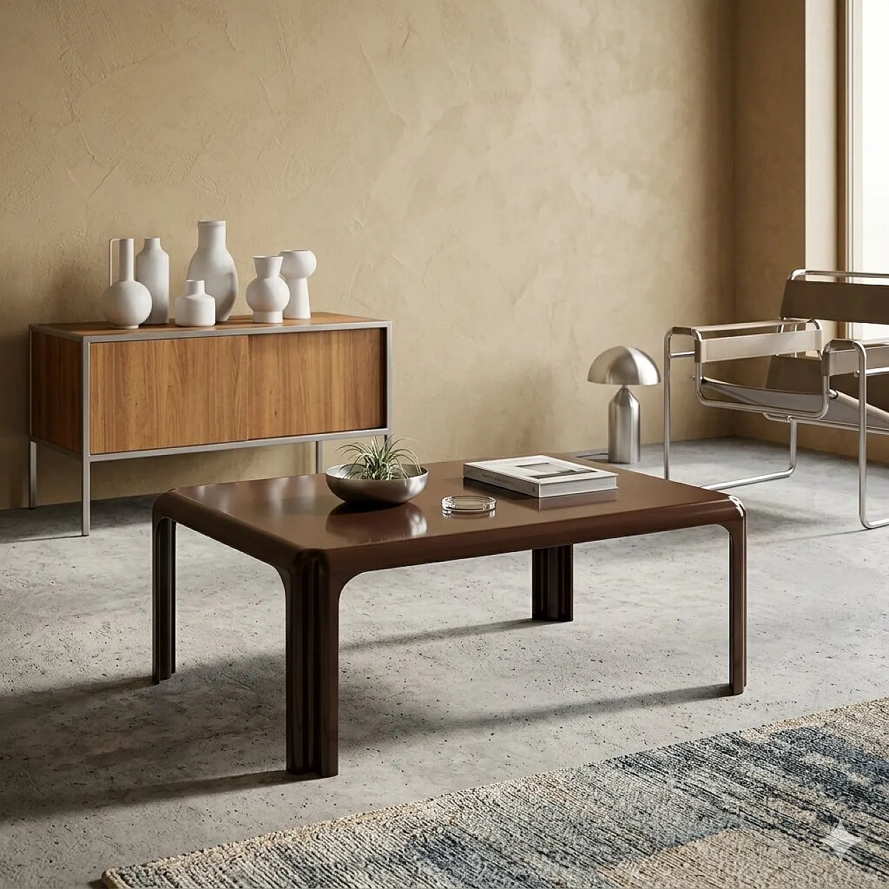 Arcadia coffee table by Artemide, 20th century 2